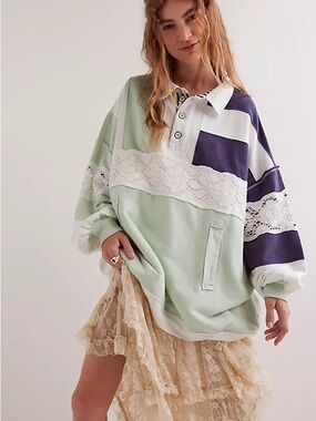 Free People | “We The Free" American Dream polo Sz S